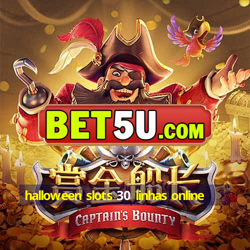 halloween slots 30 linhas online